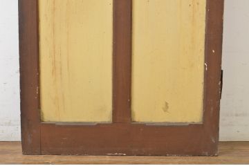 アンティーク建具　ペイント仕上げ限定　レトロな雰囲気を醸し出すドア1枚(扉、木製扉、玄関ドア)(R-064097)