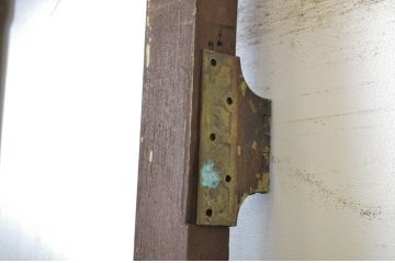 アンティーク建具　ペイント仕上げ限定　レトロな雰囲気を醸し出すドア1枚(扉、木製扉、玄関ドア)(R-064097)