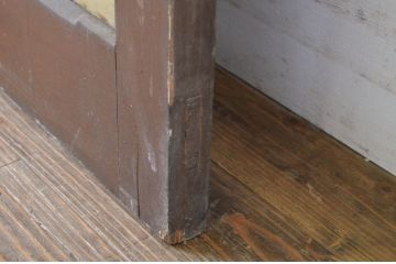 アンティーク建具　ペイント仕上げ限定　レトロな雰囲気を醸し出すドア1枚(扉、木製扉、玄関ドア)(R-064097)