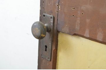 アンティーク建具　ペイント仕上げ限定　レトロな雰囲気を醸し出すドア1枚(扉、木製扉、玄関ドア)(R-064097)