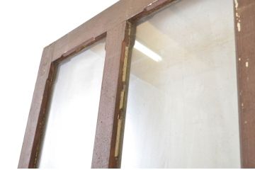 アンティーク建具　ペイント仕上げ限定　レトロな雰囲気を醸し出すドア1枚(扉、木製扉、玄関ドア)(R-064097)
