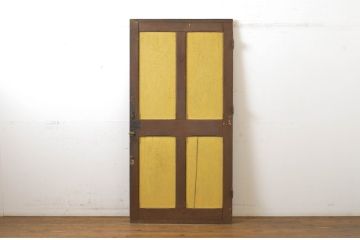 アンティーク建具　ペイント仕上げ限定　レトロな雰囲気を醸し出すドア1枚(扉、木製扉、玄関ドア)(R-064098)