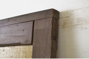 アンティーク建具　ペイント仕上げ限定　レトロな雰囲気を醸し出すドア1枚(扉、木製扉、玄関ドア)(R-064098)