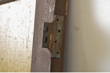 アンティーク建具　ペイント仕上げ限定　レトロな雰囲気を醸し出すドア1枚(扉、木製扉、玄関ドア)(R-064098)
