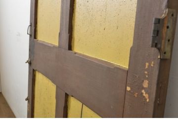 アンティーク建具　ペイント仕上げ限定　レトロな雰囲気を醸し出すドア1枚(扉、木製扉、玄関ドア)(R-064098)