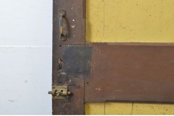 アンティーク建具　ペイント仕上げ限定　レトロな雰囲気を醸し出すドア1枚(扉、木製扉、玄関ドア)(R-064098)