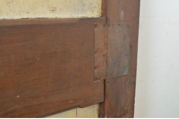 アンティーク建具　ペイント仕上げ限定　レトロな雰囲気を醸し出すドア1枚(扉、木製扉、玄関ドア)(R-064098)