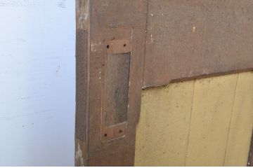 アンティーク建具　ペイント仕上げ限定　時を経て刻まれた風合いが魅力の引き戸2枚セット(R-064099)