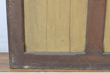 アンティーク建具　ペイント仕上げ限定　時を経て刻まれた風合いが魅力の引き戸2枚セット(R-064099)