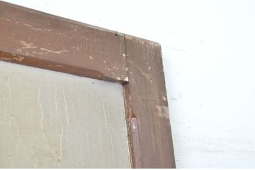 アンティーク建具　ペイント仕上げ限定　時を経て刻まれた風合いが魅力の引き戸2枚セット(R-064099)