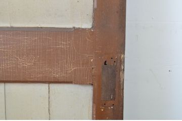 アンティーク建具　ペイント仕上げ限定　時を経て刻まれた風合いが魅力の引き戸2枚セット(R-064099)