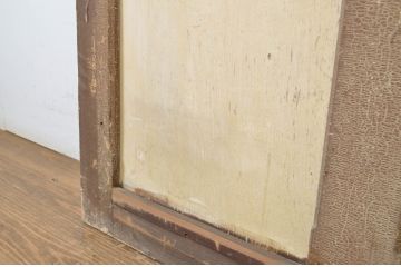 アンティーク建具　ペイント仕上げ限定　時を経て刻まれた風合いが魅力の引き戸2枚セット(R-064100)