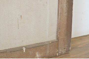 アンティーク建具　ペイント仕上げ限定　時を経て刻まれた風合いが魅力の引き戸2枚セット(R-064100)