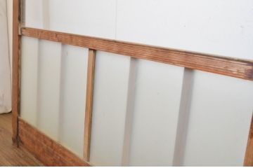 アンティーク建具　経年を感じる風合いが魅力のガラス戸4枚セット(引き戸)(R-064104)