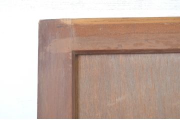 アンティーク建具　どこか懐かしい雰囲気漂う引き戸1枚(ガラス戸、板戸)(R-064114)