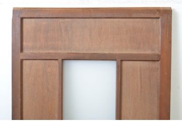 アンティーク建具　どこか懐かしい雰囲気漂う引き戸1枚(ガラス戸、板戸)(R-064114)