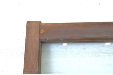 アンティーク建具　大正ロマンを感じさせるお洒落なガラス戸1枚(引き戸)(R-064122)
