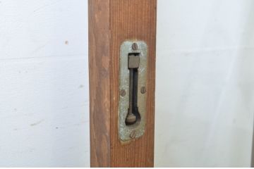 アンティーク建具　大正ロマンを感じさせるお洒落なガラス戸1枚(引き戸)(R-064122)