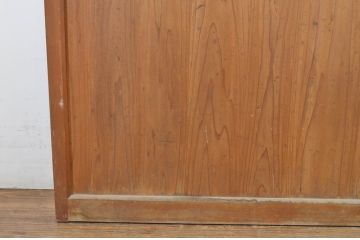 アンティーク建具　和の雰囲気を演出するガラス戸2枚セット(引き戸)(R-064128)