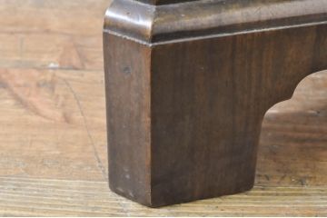 イギリスアンティーク　ウォールナット　小振りなサイズ感が取り入れやすい二段重ねコーナーキャビネット(飾り棚、ラック、収納棚)(R-064158)