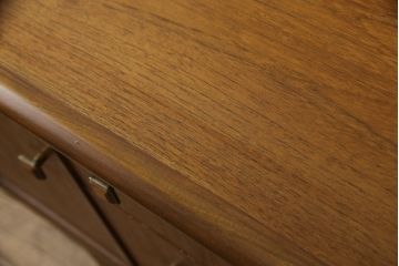 イギリスビンテージ　チーク材　北欧テイストのお部屋におすすめ!!洗練された佇まいが美しいドレッシングチェスト(ドレッサー、鏡台、化粧台、ミラー、ヴィンテージ)(R-064159)