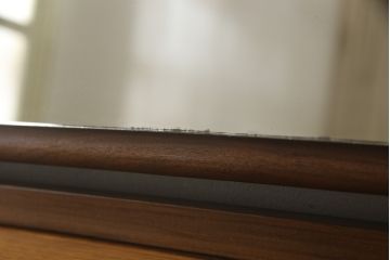 イギリスビンテージ　チーク材　北欧テイストのお部屋におすすめ!!洗練された佇まいが美しいドレッシングチェスト(ドレッサー、鏡台、化粧台、ミラー、ヴィンテージ)(R-064159)