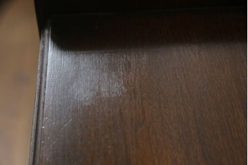イギリスアンティーク　小振りなサイズ感で使いやすいオーク材の本棚(書棚、飾り棚、ラック、収納棚)(R-064160)