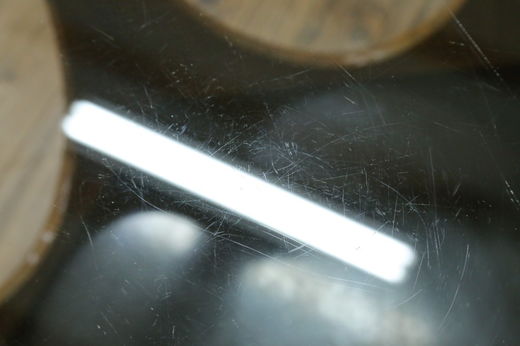 イギリスビンテージ　G-PLAN(ジープラン)　Fresco(フレスコ)　ガラストップがおしゃれなローテーブル　(R-064162)