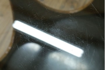 イギリスビンテージ　G-PLAN(ジープラン)　Fresco(フレスコ)　ガラストップがおしゃれなローテーブル　(R-064162)