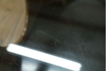 イギリスビンテージ　G-PLAN(ジープラン)　Fresco(フレスコ)　ガラストップがおしゃれなローテーブル　(R-064162)