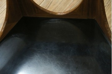 イギリスビンテージ　G-PLAN(ジープラン)　Fresco(フレスコ)　ガラストップがおしゃれなローテーブル　(R-064162)