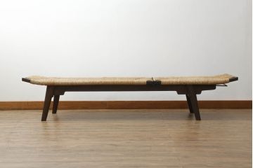 中古　美品　松本民芸家具　柳宗悦氏監修　#512型　ベンチ(長椅子、シェーズロング、寝イス、寝椅子)(定価約48万円)(R-064176)