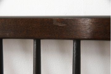 中古　松本民芸家具　♯513型長ウインザーチェア　クラシカルな佇まいのウィンザーベンチ(ウインザーベンチ、長椅子、3人掛けベンチ、ウィンザーチェア)(定価約39万円)(R-064177)