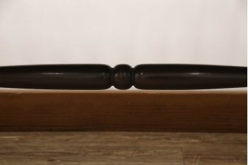 中古　松本民芸家具　♯513型長ウインザーチェア　クラシカルな佇まいのウィンザーベンチ(ウインザーベンチ、長椅子、3人掛けベンチ、ウィンザーチェア)(定価約39万円)(R-064177)