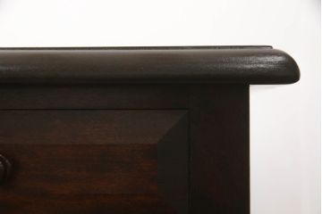 中古　美品　松本民芸家具　T型片袖机　美しい木目とクラシカルな佇まいが魅力的なデスク(机、ワークデスク、在宅用、在宅ワーク用)(定価約42万円)(R-064188)