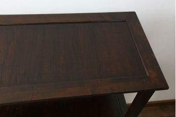 中古　美品　松本民芸家具　#506型　シックな色合いと上品な佇まいが魅力の朝鮮棚(飾り棚、収納棚、戸棚、陳列棚、茶棚、サイドボード)(定価約23万円)(R-064194)