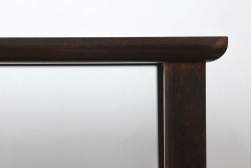 中古　美品　松本民芸家具　#506型　シックな色合いと上品な佇まいが魅力の朝鮮棚(飾り棚、収納棚、戸棚、陳列棚、茶棚、サイドボード)(定価約23万円)(R-064194)