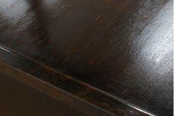 中古　美品　松本民芸家具　#506型　シックな色合いと上品な佇まいが魅力の朝鮮棚(飾り棚、収納棚、戸棚、陳列棚、茶棚、サイドボード)(定価約23万円)(R-064194)