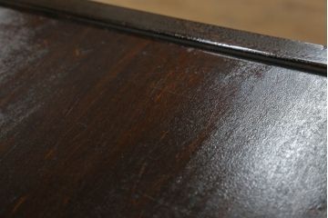 中古　美品　松本民芸家具　#506型　シックな色合いと上品な佇まいが魅力の朝鮮棚(飾り棚、収納棚、戸棚、陳列棚、茶棚、サイドボード)(定価約23万円)(R-064194)
