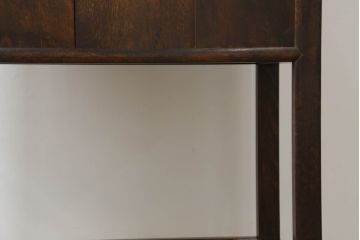 中古　美品　松本民芸家具　#506型　シックな色合いと上品な佇まいが魅力の朝鮮棚(飾り棚、収納棚、戸棚、陳列棚、茶棚、サイドボード)(定価約23万円)(R-064194)