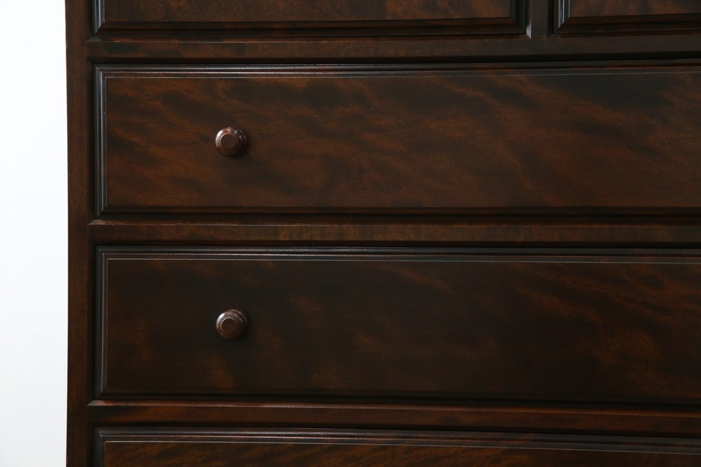 中古　美品　松本民芸家具　深い色合いがシックな雰囲気を醸し出すチェスト　(R-064199)