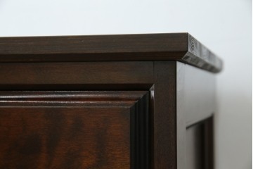 中古　美品　松本民芸家具　深い色合いがシックな雰囲気を醸し出すチェスト　(R-064199)