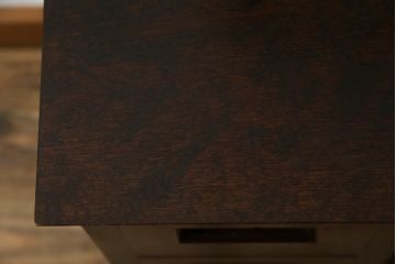 中古　美品　松本民芸家具　#309型一面鏡　品のあるシックな色合いがクラシカルな雰囲気を醸し出すドレッサー(鏡台、化粧台、ミラー)(定価約37万円)(R-064201)