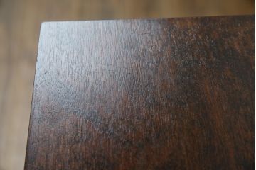 中古　美品　松本民芸家具　#309型一面鏡　品のあるシックな色合いがクラシカルな雰囲気を醸し出すドレッサー(鏡台、化粧台、ミラー)(定価約37万円)(R-064201)