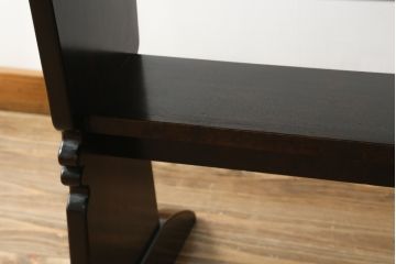和製ビンテージ　松本民芸家具　落ち着いた大人の空間作りにおすすめのダイニングテーブル(食卓、4人掛け、4P、作業台、ヴィンテージ)(R-064203)