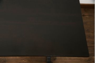 和製ビンテージ　松本民芸家具　落ち着いた色合いがお部屋に馴染みやすいダイニングテーブル(食卓、4人掛け、4P、作業台、ヴィンテージ)(R-064205)