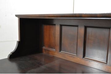 中古　松本民芸家具　シックな書斎作りにおすすめのデスク(平机、ワークデスク、在宅ワーク用、在宅用)(R-064206)
