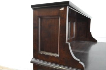 中古　松本民芸家具　シックな書斎作りにおすすめのデスク(平机、ワークデスク、在宅ワーク用、在宅用)(R-064206)