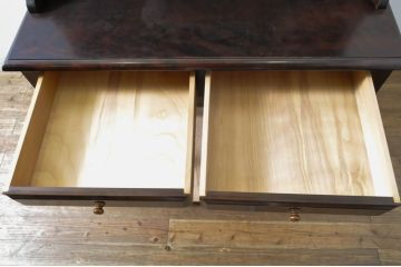 中古　松本民芸家具　シックな書斎作りにおすすめのデスク(平机、ワークデスク、在宅ワーク用、在宅用)(R-064206)