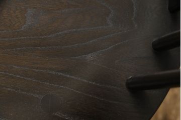 イギリスビンテージ　ERCOL(アーコール)　エルム材　透かし彫りの意匠が美しいスワンロッキングチェア(揺り椅子、イス、板座チェア、アームチェア、ヴィンテージ)(R-064209)